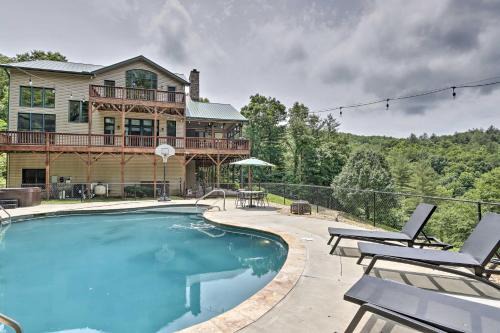 Unaka Casa | Expansive Home on 16 Acres with Smoky Mountain Views