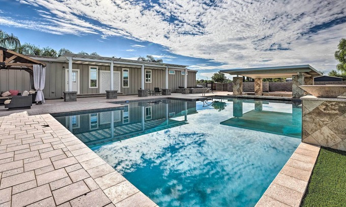 San Tan Valley Casa | Expansive Queen Creek Retreat w/ Heated Pool!