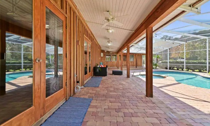 St. Cloud Casa | Experience FL in a Cypress Cabin w/Pool & Theater