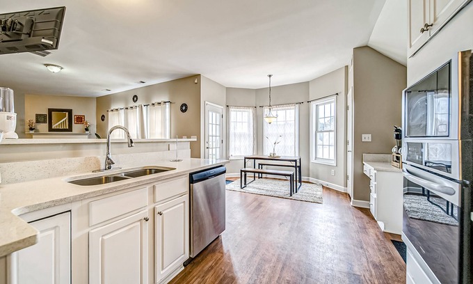 Southwestern Casa | Exquisite dog-friendly home with fireplace, patio, central AC, & washer/dryer