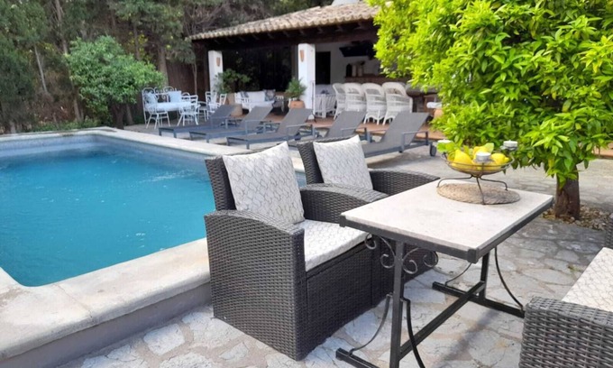 Puerto de Soller Villa | Exquisite Family Villa With Pool, Wifi, SAT TV, and Enchanting Outdoor Garden