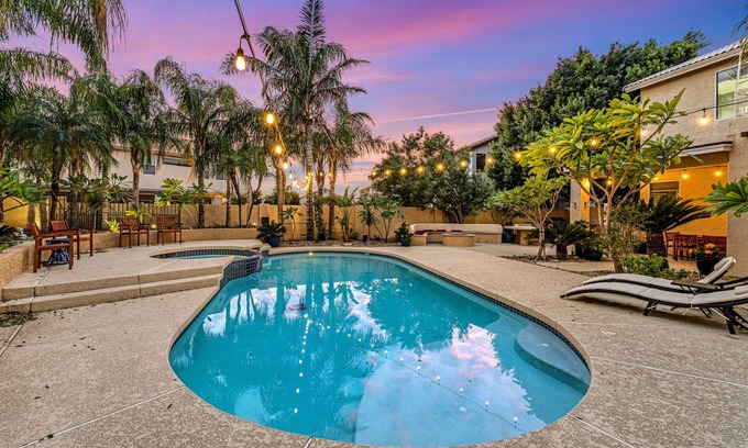 Terramar Casa | Exquisite home with firepit, game room, heated pool, pool spa, & putting green