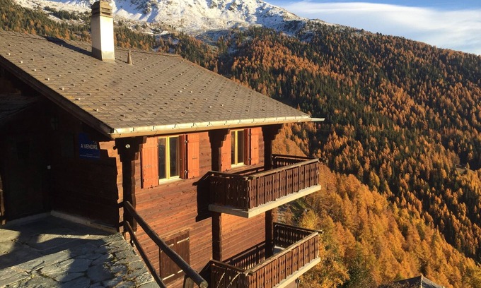 Chandolin Apartamento | Exterior: 3-room apartment, max. 4 people, located above the old village of Chandolin, very nice vie