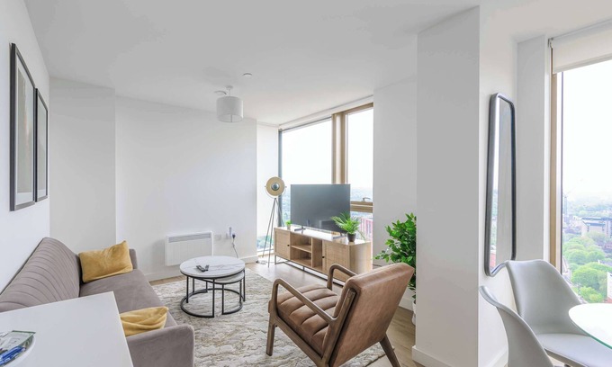 Birmingham City Centre Apartamento | Fabulous 2 Bed Flat in Central Birmingham w Views