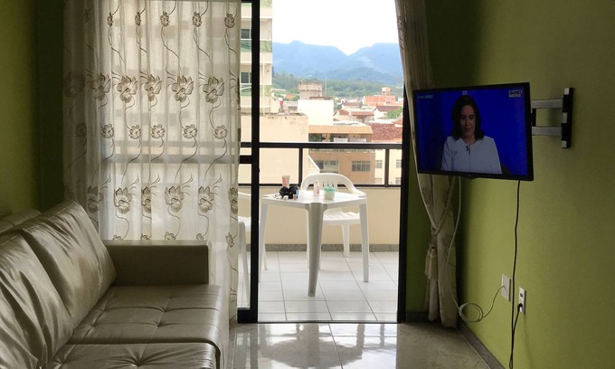 Praia do Morro Apartamento | Fabuloso Apt. 2 habitaciones montadas / decoradas - 1 suite - Internet WiFi y TV por cable