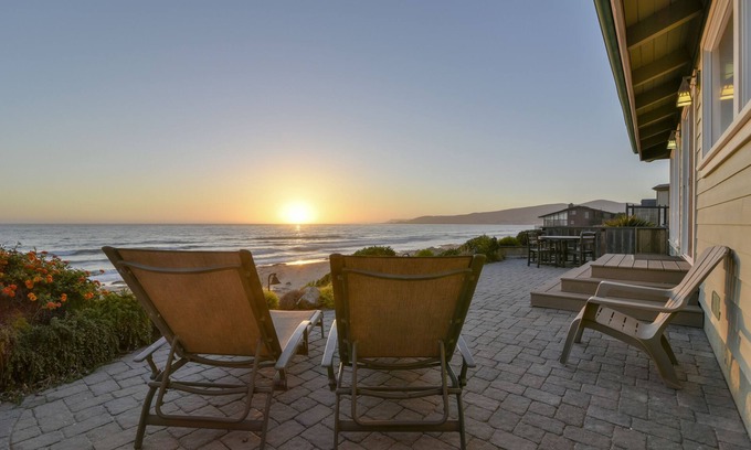 Cayucos Casa | Increíble casa de lujo frente al mar! En la arena en Cayucos