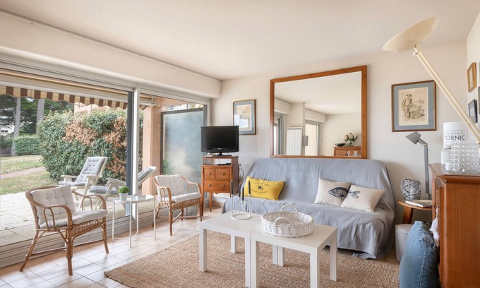 Pornic Apartamento | Frente al mar, cerca de la playa para 4 personas.