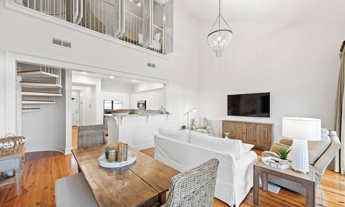 Beach District Condominio | South Side of 30A! Gulf Views! Access to Watercolor Beach Club!