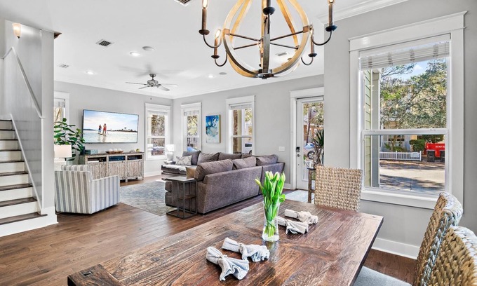 Seagrove Beach Casa | Fall Dates Available! Private Beach Access! 4 Adult Bikes! Spacious Porches and Balconies!