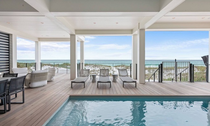 Seagrove Beach Casa | LUJO casa frente al golfo! ¡Vistas que quitan el aliento!