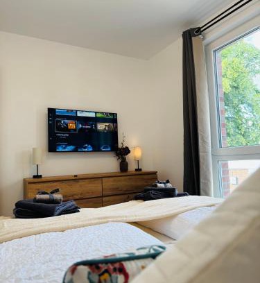 Bad Schwartau Apartamento | Familientraum 10min zur Ostsee und nach Lübeck Zentrum mit Parkplatz & Balkon