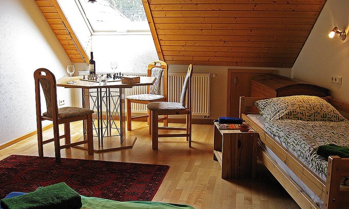 Oberrotweil Apartamento | Familienzimmer mit Dusche/badewanne/wc auf der Etage