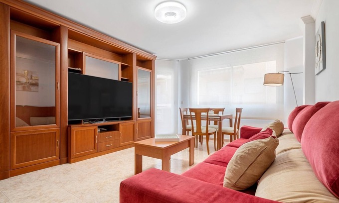 Costa Dorada Apartamento | Apartamento familiar a 400m playa y tren