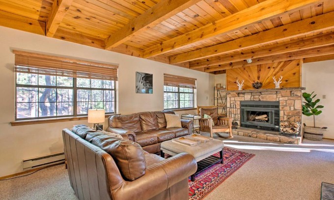 Angel Fire Casa | Family Cabin with Hot Tub 1 Mi to Angel Fire Resort