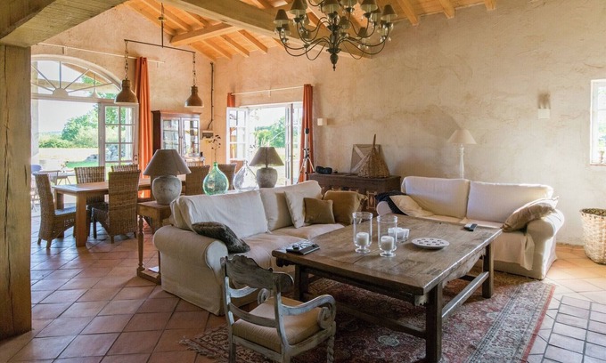 Fargues-sur-Ourbise Villa | Mansión en Fargues con piscina cerca de Burdeos