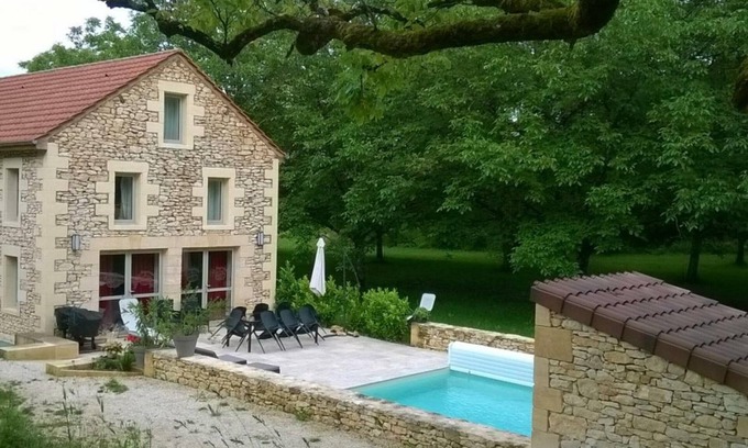 Cenac-et-Saint-Julien Cabaña | Espaciosa casa rural con piscina privada y servicios completos en el corazón del Périgord Negro