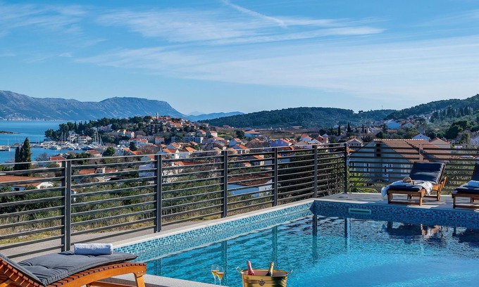 Lumbarda Casa | Casa familiar con piscina Lumbarda, Korcula (K-23775)