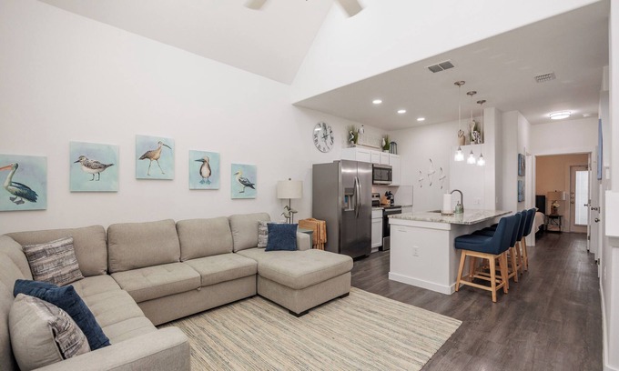 Corpus Christi Casa | Family-Friendly Beach Townhome w/Pool, Pirate Playground & Pet-Friendly Perks
