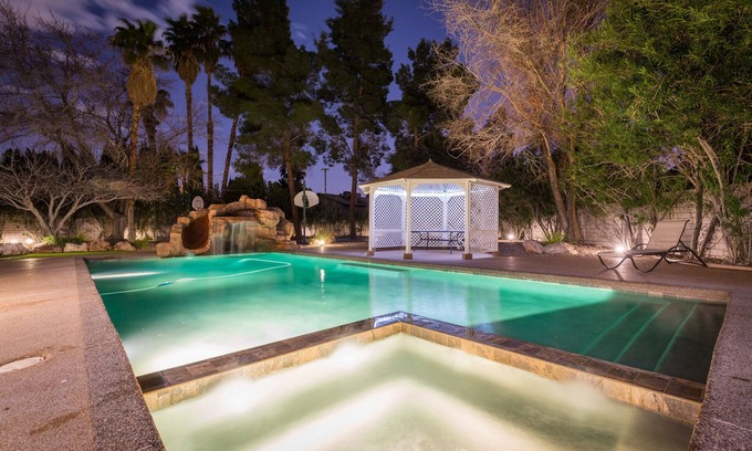Rancho Oakey Casa | Para toda la familia 3500 pies cuadrados 5 Cama 4. 5 baño de la piscina, spa, 2 millas de Gaza