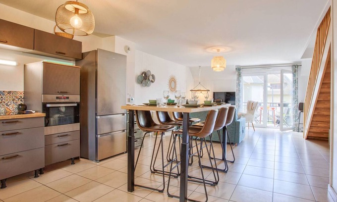 Le Home Apartamento | Vacaciones familiares cerca del golf y la playa en Varaville