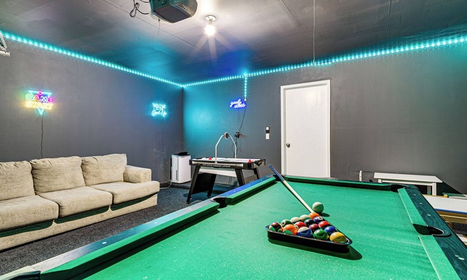 Indian Springs Casa | Family Home w/ Game Room & Deck in Spring!