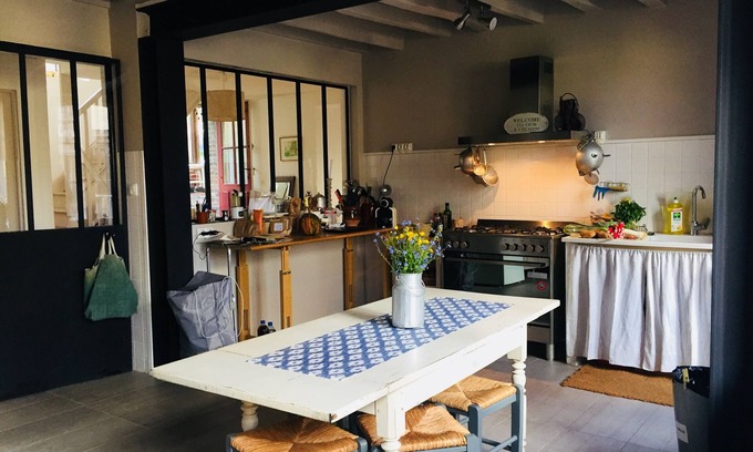 La Ferte-Loupiere Casa | Casa de la familia en Borgoña