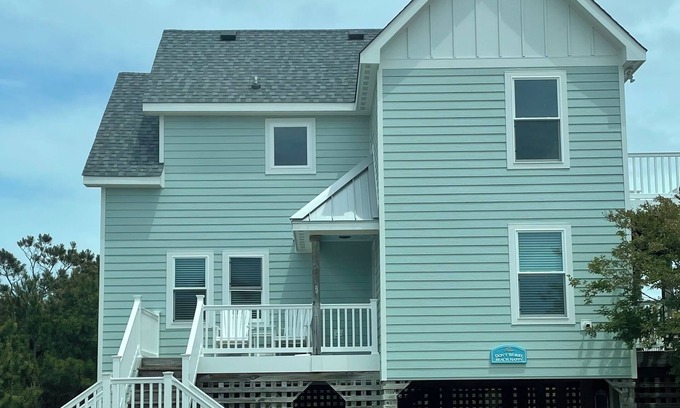 Whalehead Beach Casa | Family Paradise in Corolla: Oceanside, 4bds, Pool/Spa, Dog-Friendly