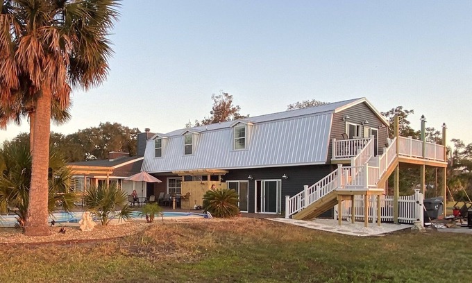 St. Marys Casa | Family Reunion Estate for 23 with pool and incredible island views.