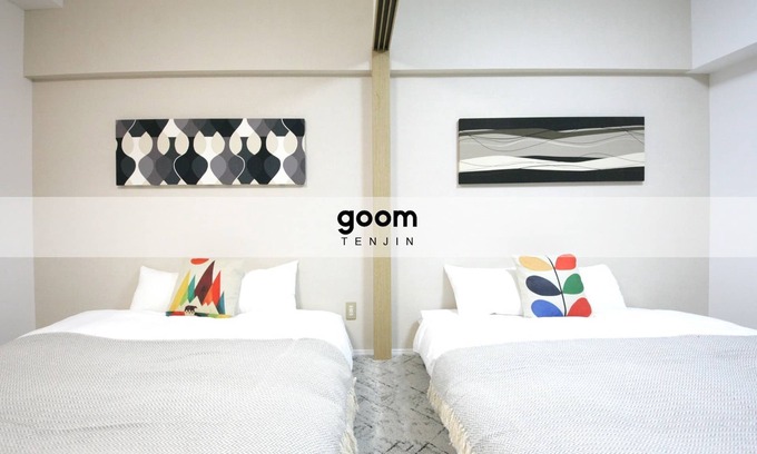 Chuo-ku Hotel | Family room 2 queen beds with kitchen Nonsmoking / Fukuoka Fukuoka