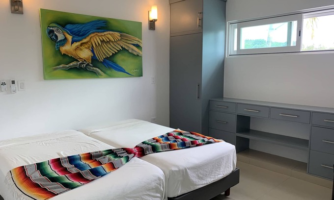 Colonia 10 De Abril Casa | Family-sized private home walking distance to airport! 2 min (car) to the ocean.