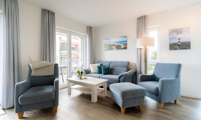 Schillig Apartamento | Family vacation at the North Sea: vacation apartment with private sauna for 4 people