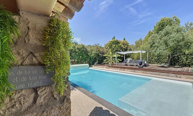 Auribeau-sur-Siagne Villa | Family Villa with swimming pool tennis spa