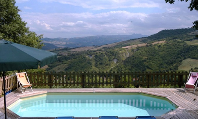 Palombaro Casa | Villa familiar en un impresionante campo rural con vistas a la montaña, hermosa piscina