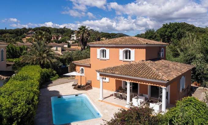 Plage de la Garonnette Casa | Family villa with pool in Sainte-Maxime