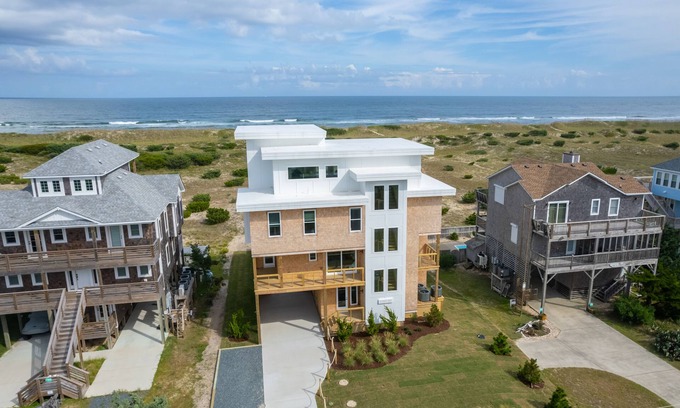 Kinnakeet Casa | Fantastic Oceanfront Modern Coastal Home w/ Saltwater Pool - Simply the best!