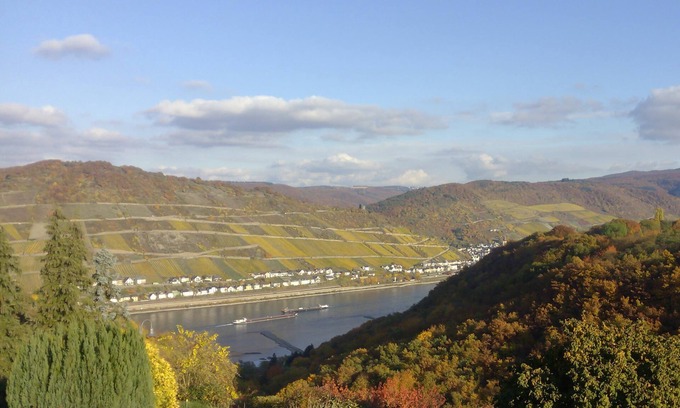 Mainz-Bingen Apartamento | Fantástica vista del Rin, a gran altitud del Rin sobre Bacharach, hasta 6 personas