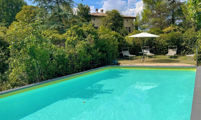 San Brizio Villa | Fantásticas vistas panorámicas - villa exc, piscina + jardines - casa de la piscina - 11 personas