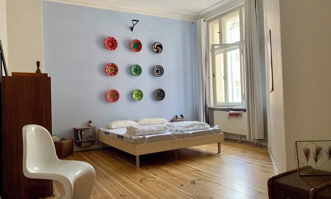 Neukoelln Apartamento | Farbige Design 2-zi-altbauwhng Beim Maybachufer. Kinder- & Haustierfreundlich