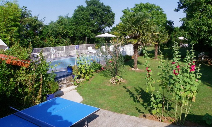 Sainte-Gemme-la-Plaine Otro | Casa rural 11 personas con piscina privada 10m