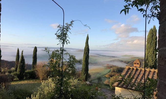 Ponte di Gabbiano Apartamento | Granja o apartamento con piscina y sensacionales Vistas