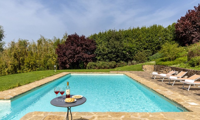 Barberino Tavarnelle Otro | Casa rural "Podere San Bartolo - Casa Colonica 2" con piscina compartida, terraza privada y Wi-Fi