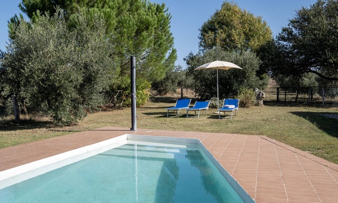 Pitigliano Otro | Casa rural "Sasso Bianco" con piscina compartida, terraza privada y Wi-Fi