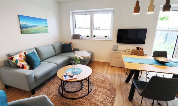 Tossens Apartamento | Favorite place - sauna. Terrace. Ground level. Family time.