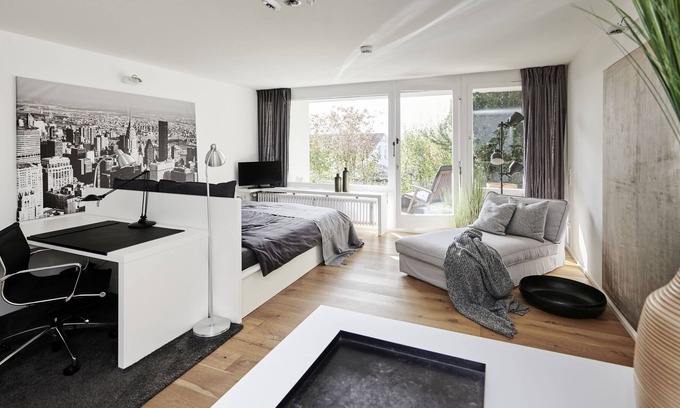 Wanne Apartamento | FCB8 Conveniente, tranquila 1 habitación Whg en Tübingen