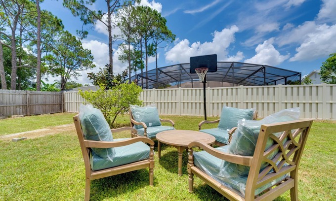Poinciana Casa | Fenced Yard & Game Room: Family Home in Kissimmee!