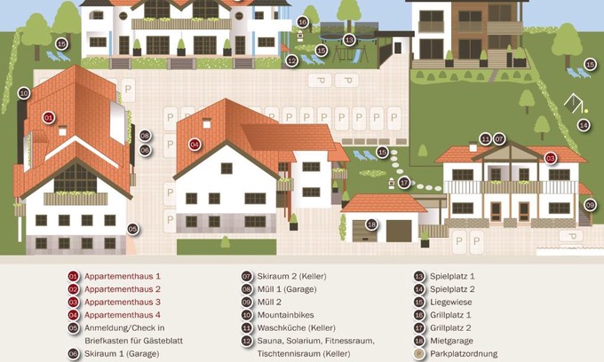Bichlbach Apartamento | Ferienanlage Hechenbergerhof