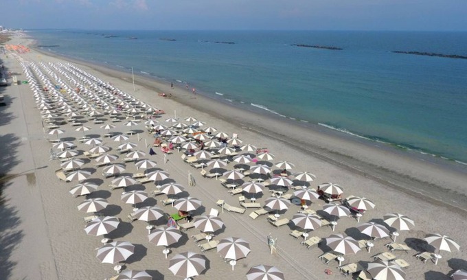 Lido di Pomposa Casa | Feriendorf Vigna sul Mar Lodge Comfort PET für 5 Personen