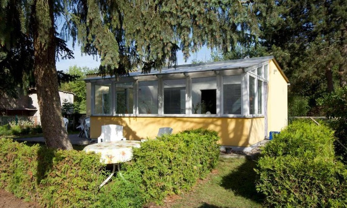 Parey Casa | Ferienhaus mit Wintergarten am See (Angelparadies)