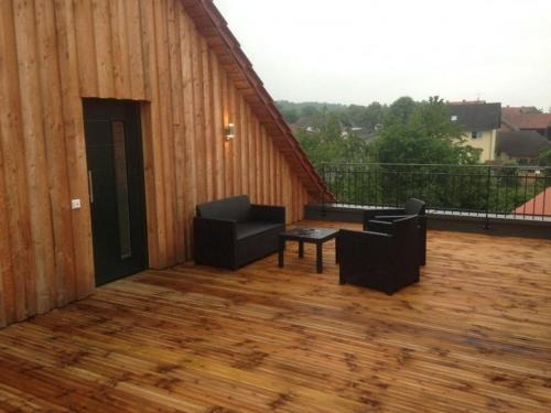 Dipperz Apartamento | Ferienhof Dipperz Wohnung mit großer Dach-Terrasse