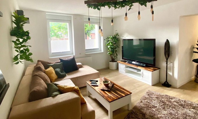 Kolonie Eichenweiler Apartamento | Ferienwohnung am Zoo 2 Zimmer Wlan Kamin